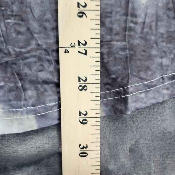 Women’s Crew Neck Short Sleeve Tie Dye Tee Shirts Blue Stripes Size XL - Picture 4 of 8